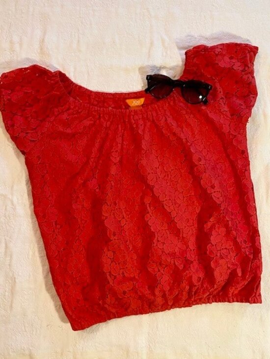 Joe Fresh Tops - Lace Top with Cap Sleeve - Size M